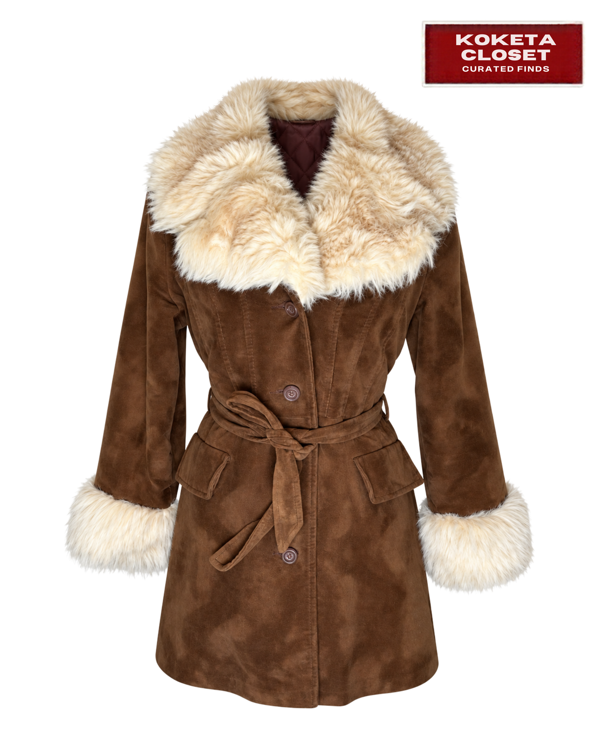 Vintage Circa 1970s Irving Posluns Penny Lane Coat