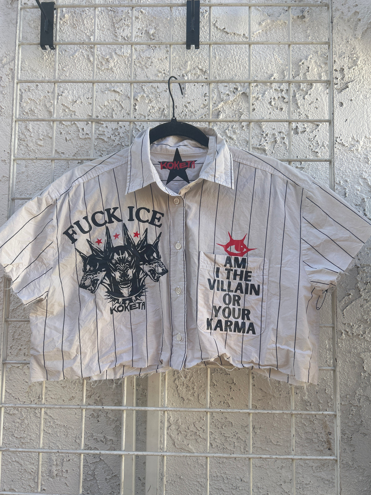 Fits M-L (hand dyed practice print)