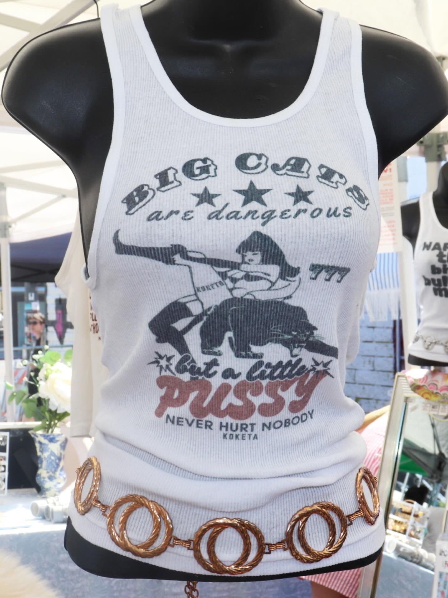 Vintage Dangerous Pussy Tank