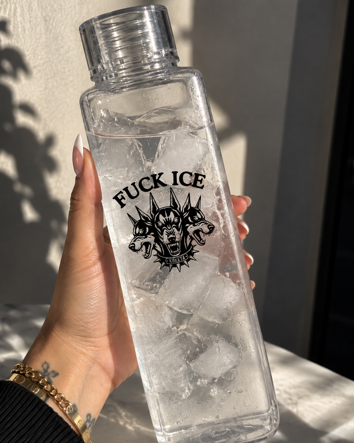 Fuck Ice Transparent Sticker