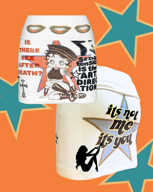 “It’s Not Me, It’s You” Skirt/Tube Top – One Size