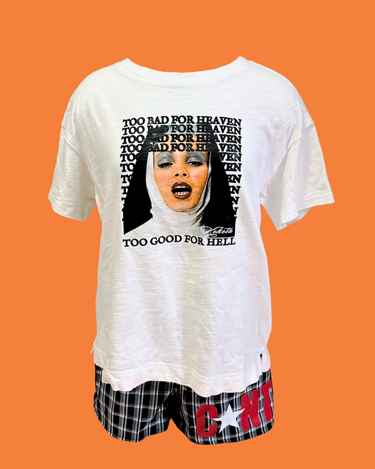Too Bad for Heaven Tee (Men’s L/XL)