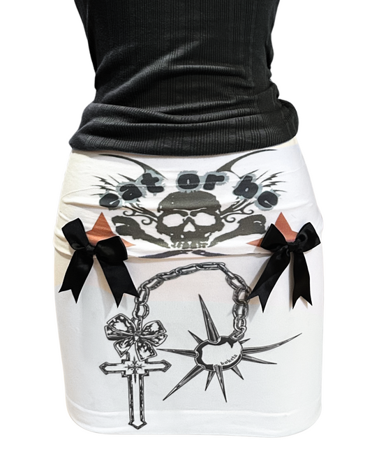 Eat or Be Eaten Skirt & Tube Top (O/S)