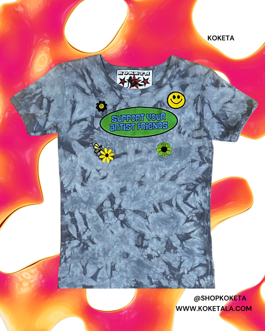 Support Your Artist Friends Tie-Dye Tee
