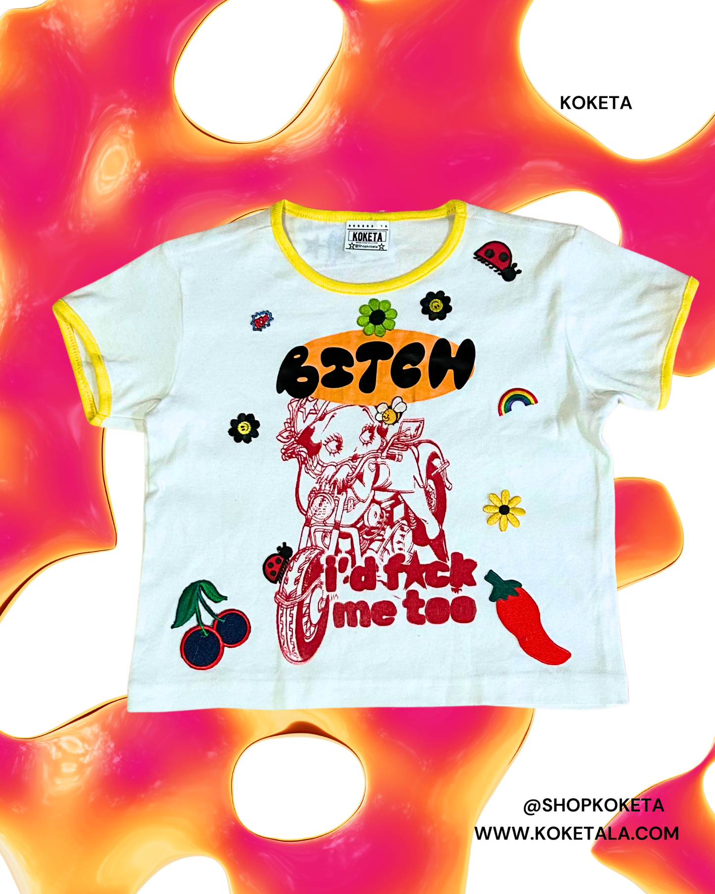 Bitch, I’d Fuck Me Too Ringer Tee