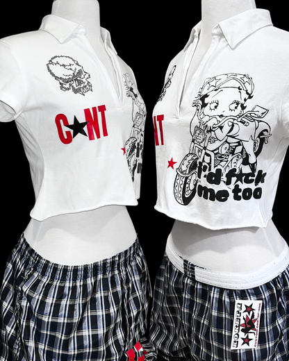 C★NT Rider Cropped Polo