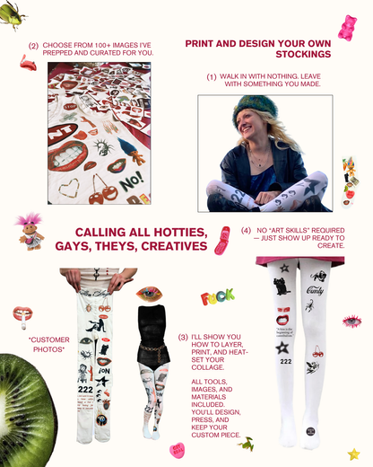 Koketa Collage 2.5 hr Stockings Workshop - Basic Package