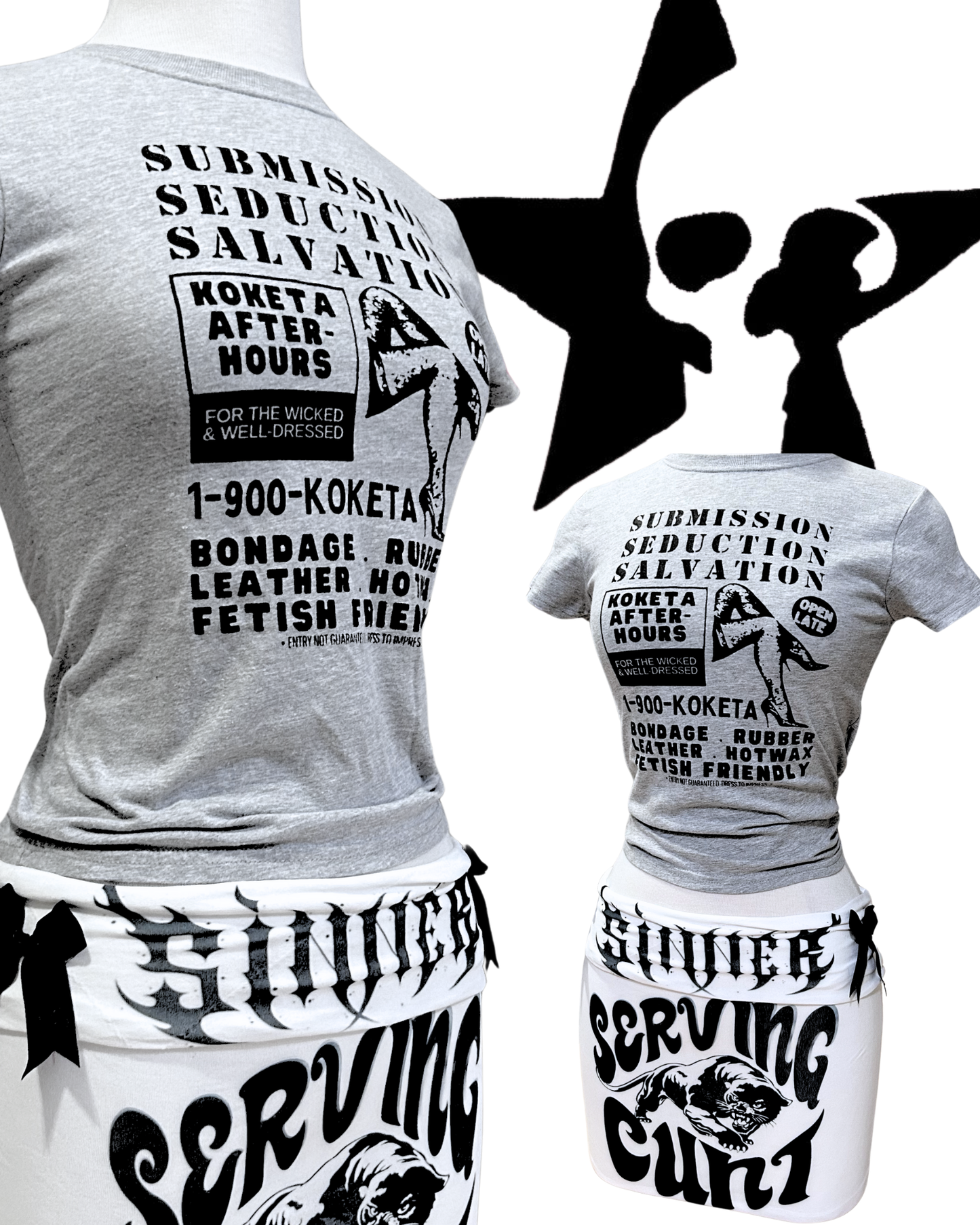 Koketa After Hours Tee - Grey