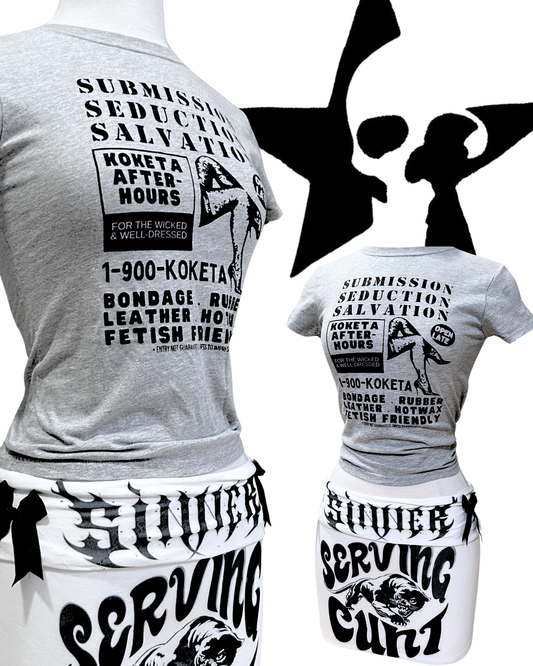 Koketa After Hours Tee - Grey