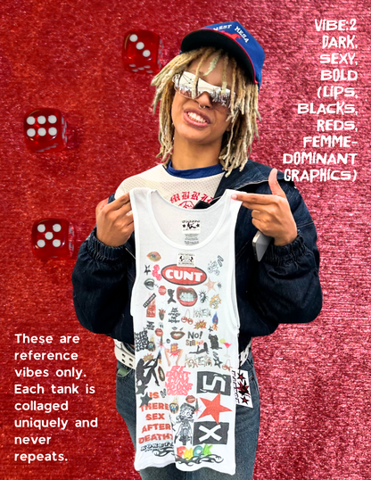 CUNT Custom Collage Tank