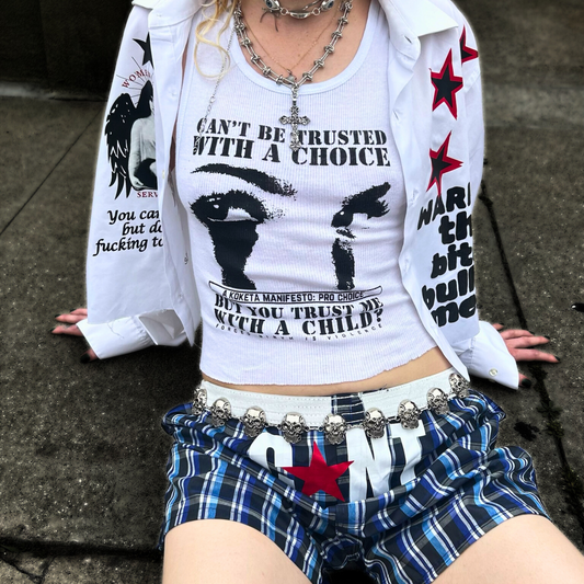 Serve & Destroy Button Down