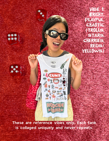 CUNT Custom Collage Tank