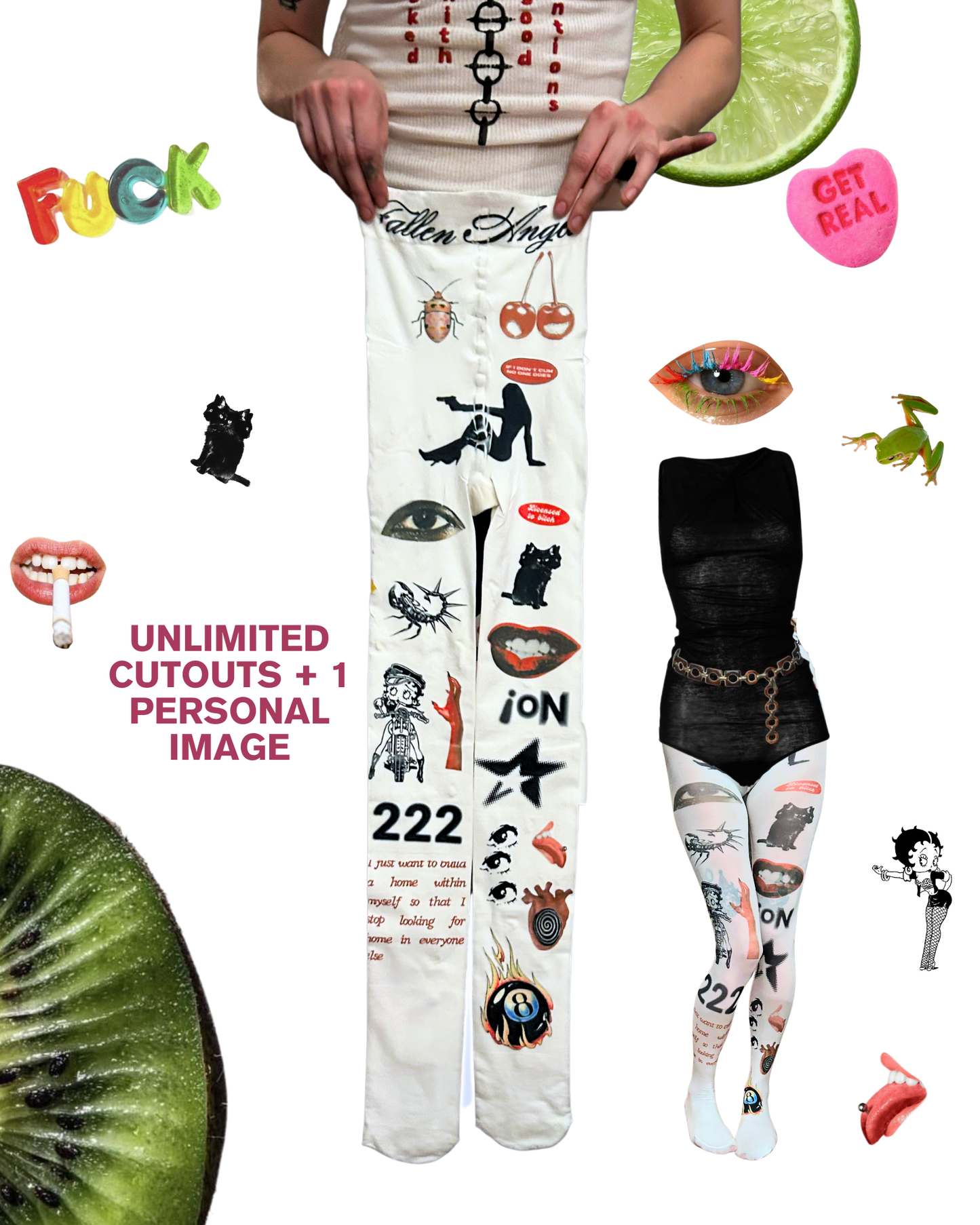 Koketa Collage 2.5 hr Print Stockings Workshop — VIP Package