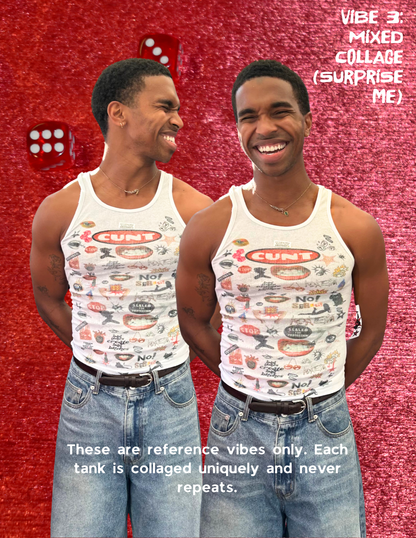 CUNT Custom Collage Tank