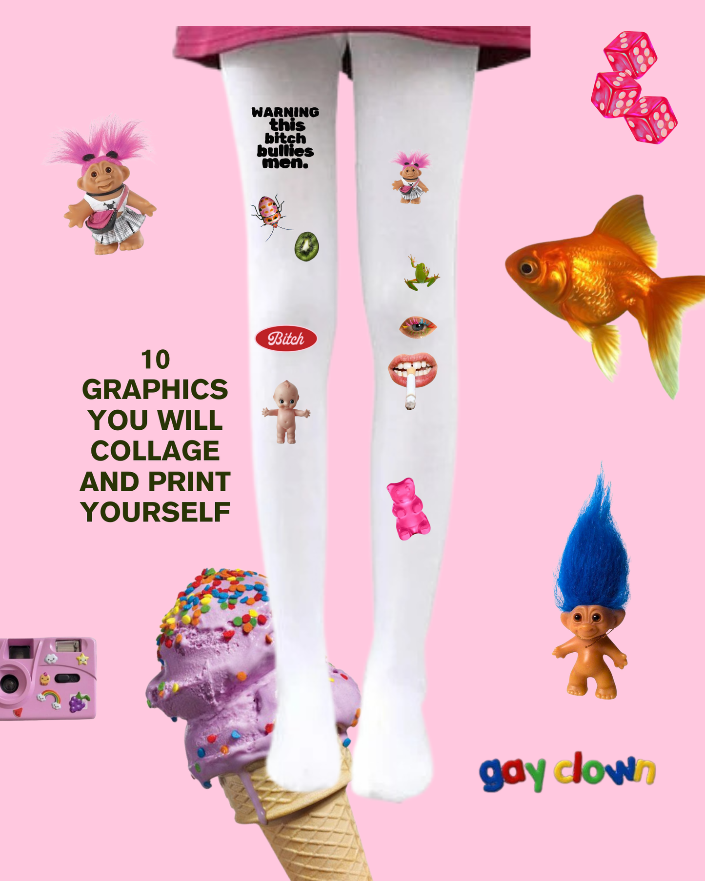 Koketa Collage 2.5 hr Stockings Workshop - Basic Package