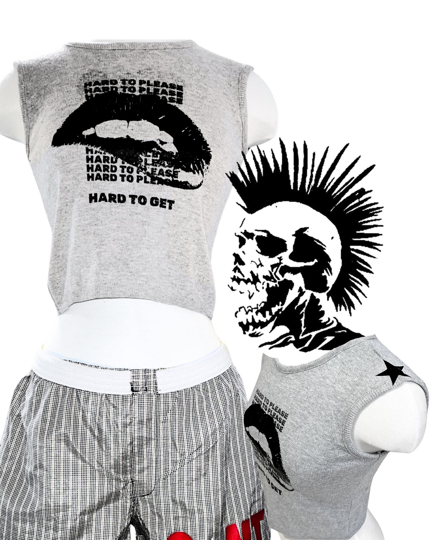Hard to Please Knit Crop