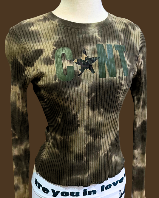 C★NT Camo Tie Dye Long Sleeve