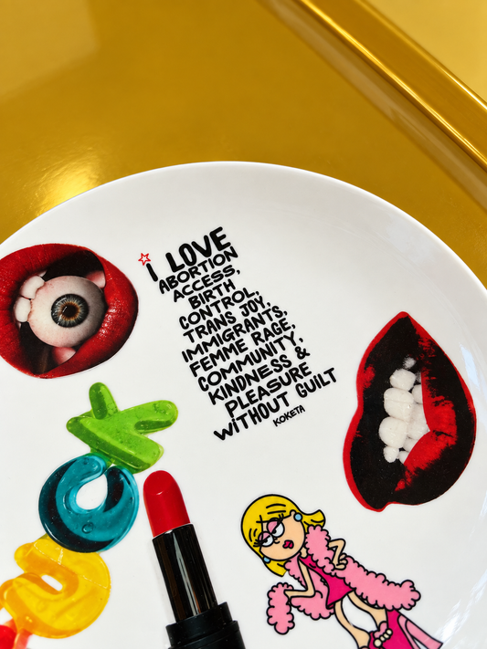 Koketa Quote Transparent Sticker