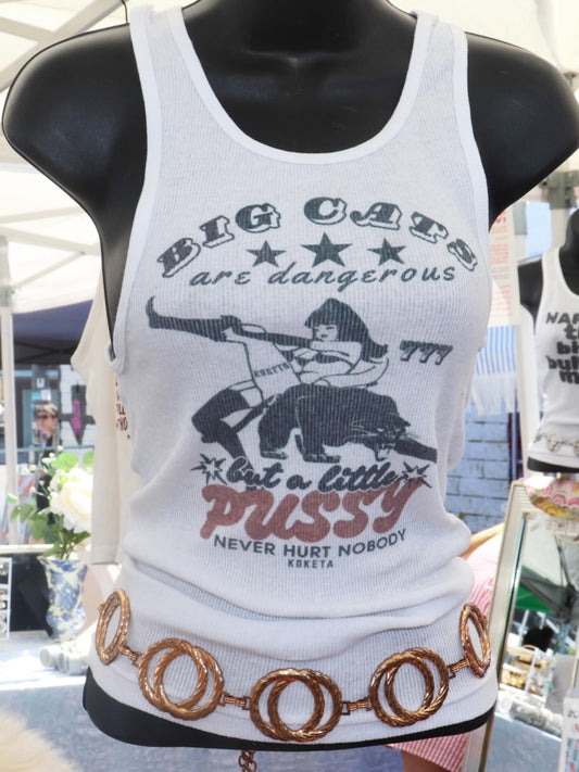 Vintage Dangerous Pussy Tank