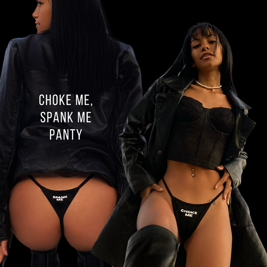 Double Trouble: Choke Me, Spank Me Thong