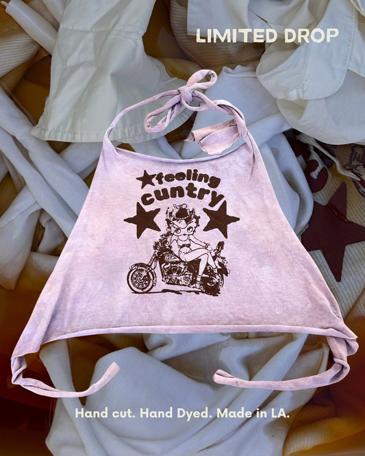 Feeling C★NTRY Halter — Lilac