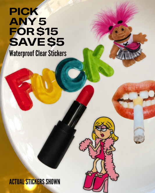 Colorful - Clear Sticker Pack